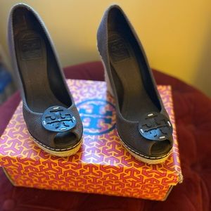 Tory Burch Canvas Wedge